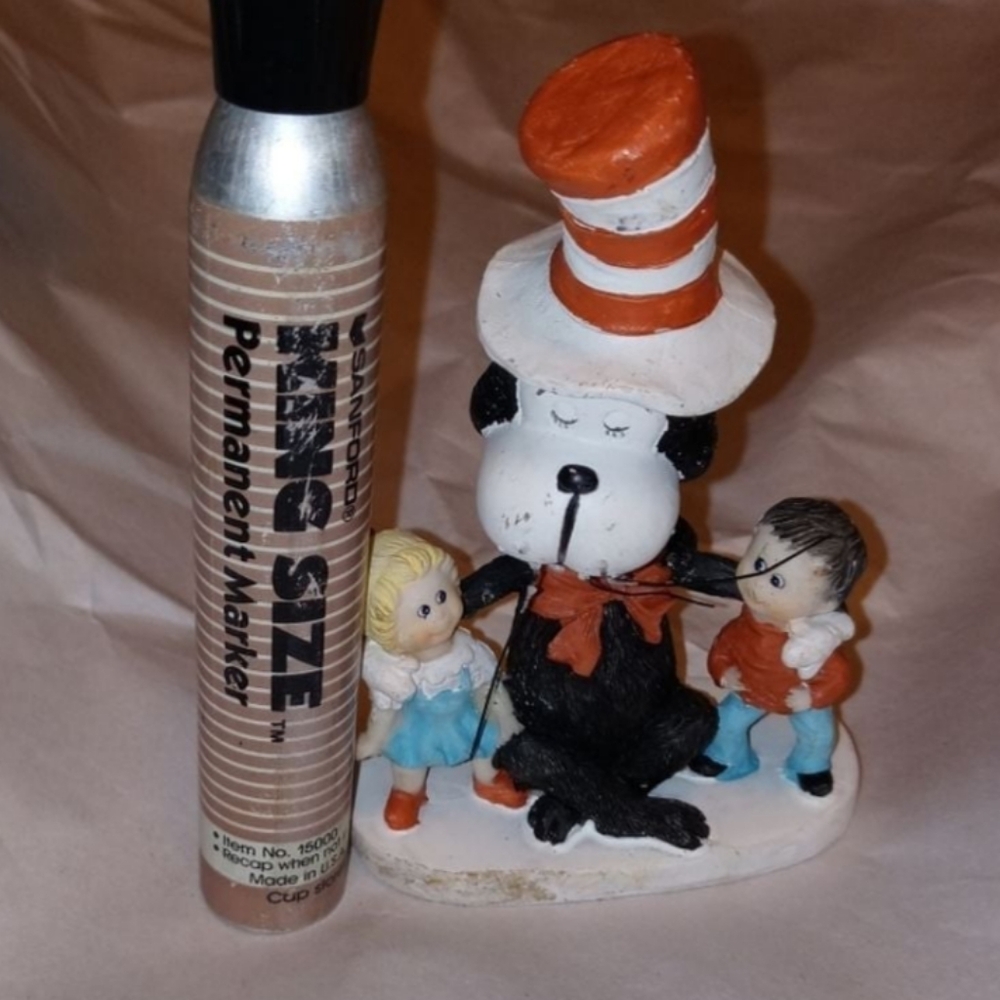 Cat in the Hat Bobblehead vintage figurine;Dr.Seuss bobblehead figurine